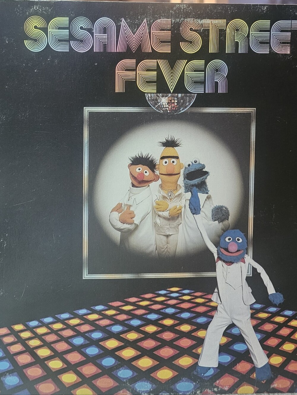 Vintage Sesame Street Fever Record 1978